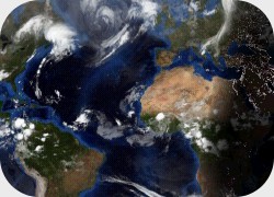 Real-Time Global Map Wallpaper
